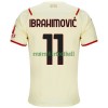 Maillot de Supporter AC Milan Zlatan Ibrahimovic 11 Extérieur 2021-22 Pour Homme